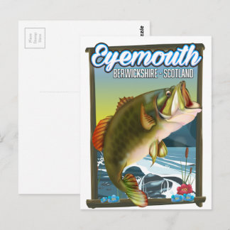 Carte Postale Poster de pêche Eyemouth Berwickshire Scotland.