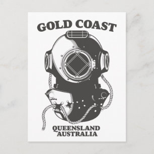Carte Postale poster de plongée Gold Coast Queensland Australie