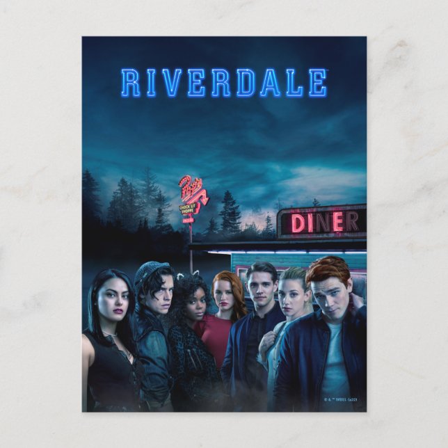 Carte Postale Poster de Riverdale Outside Pop's Diner (Devant)