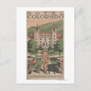 Carte Postale Poster de voyage de Hotel Colorado