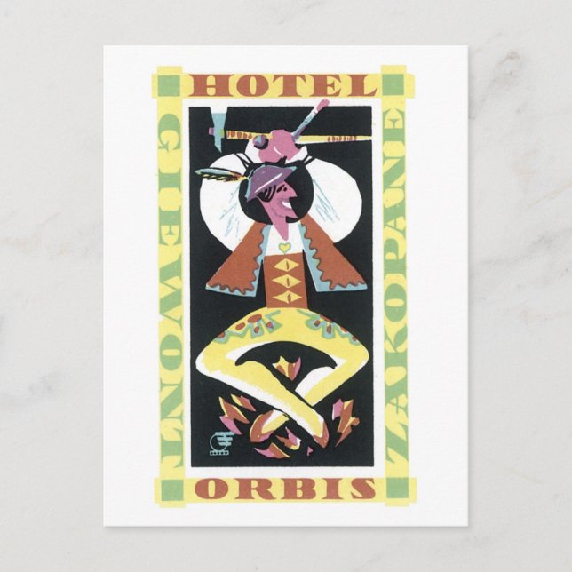 Carte Postale Poster de voyage de Hotel Orbis (Devant)