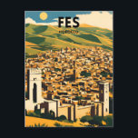 Carte Postale Poster de voyage Fes Maroc<br><div class="desc">Poster de voyage Fes Maroc</div>