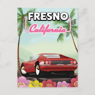 Carte Postale poster de voyage Fresno California