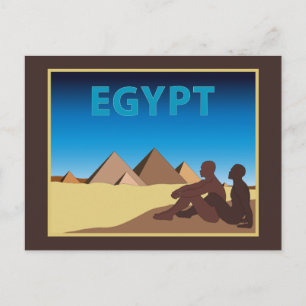 Carte Postale Poster de voyage gay en Egypte