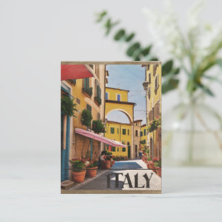 Carte Postale poster de voyage italien vintage