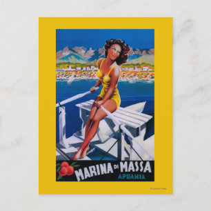 Carte Postale Poster de voyage Massa Marina
