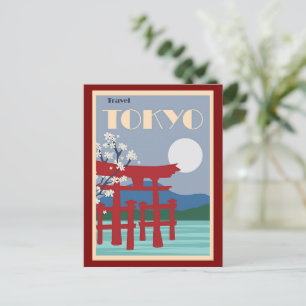 Carte Postale Poster de voyage Tokyo