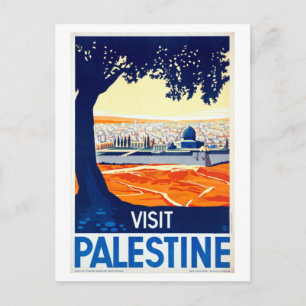 Carte Postale Poster de voyage Visite vintage Palestine
