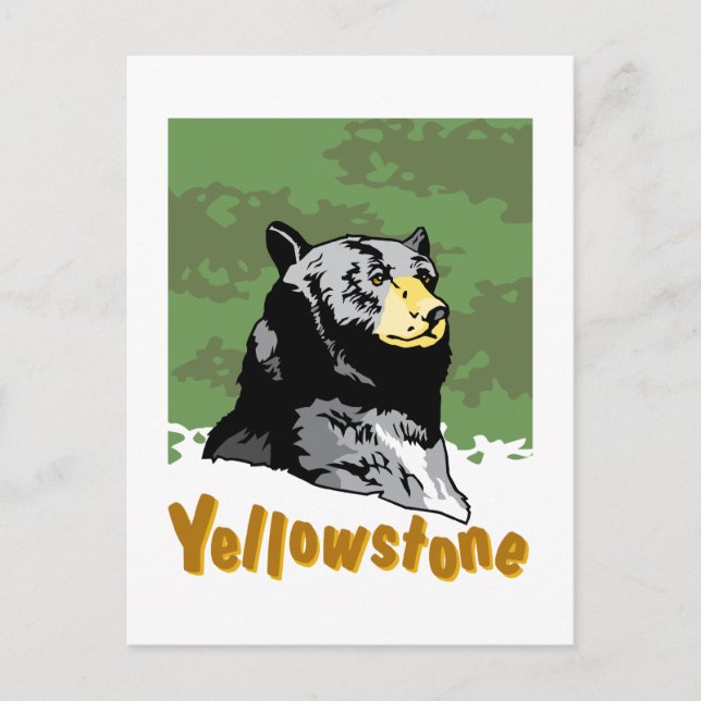 Carte Postale Poster de Yellowstone (Devant)