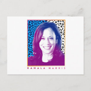Carte Postale Poster des années 80 - Kamala Harris
