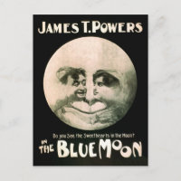 Poster des arts de la scène vintages Blue Moon 190