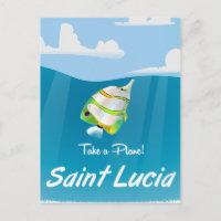 Poster des vacances Vintages à Sainte-Lucie