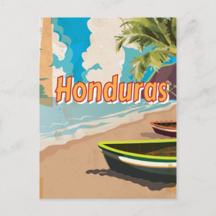 Carte Postale Poster des vacances Vintages au Honduras