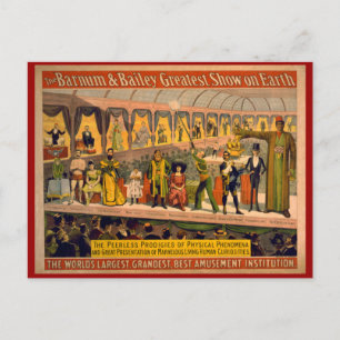 Carte Postale Poster du Barnum et du Bailey Circus