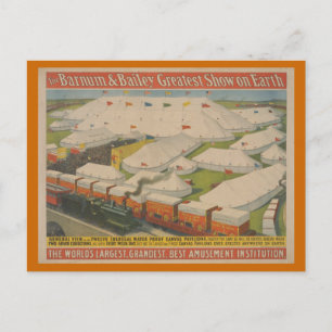 Carte Postale Poster du Barnum et du Bailey Circus