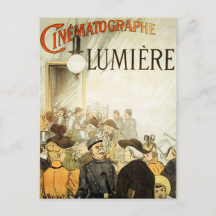Carte Postale Poster du cinéma Lumière Brothers