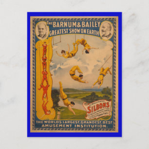 Carte Postale Poster du Cirque du Barnum & Bailey de Silbons de 