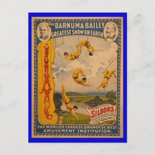 Carte Postale Poster du Cirque du Barnum & Bailey de Silbons de  (Devant)