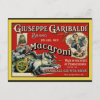 Poster du Étiquette Art vintage Macaroni