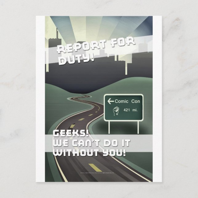 Carte Postale Poster du film Comic Con (Devant)