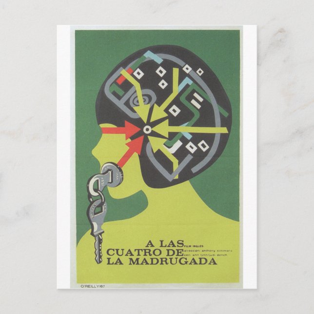 Carte Postale Poster du film cubain Poster du film cubain Imprim (Devant)