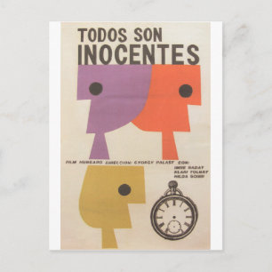 Carte Postale Poster du film cubain Poster du film cubain Imprim