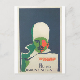 Carte Postale Poster du film cubain Poster du film cubain Imprim