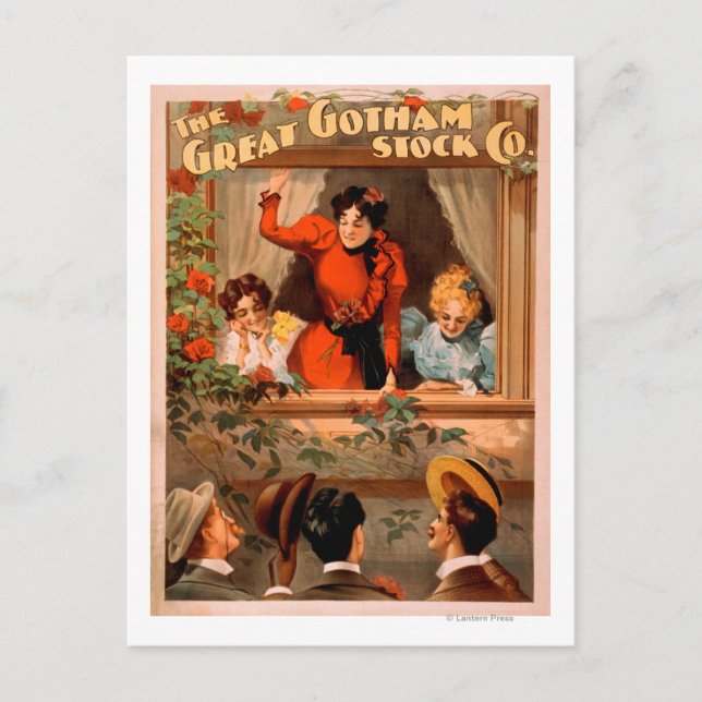 Carte Postale Poster du Great Gotham Stock Co. (Devant)