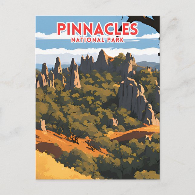 Carte Postale Poster du parc national Pinnacles (Devant)