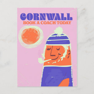 Carte Postale Poster du pêcheur Cornwall vintage "prendre un aut