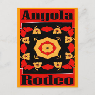 Carte Postale Poster du rodéo angolais