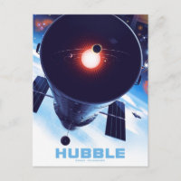 Poster du télescope spatial Hubble.