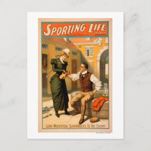 Carte Postale Poster du théâtre de boxe Sporting LifeBoxer