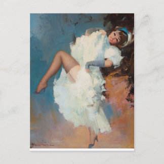 Carte Postale Poster français de la danseuse canadienne