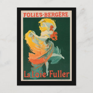 Carte Postale Poster français Vintage Folies-Bergere