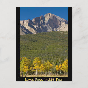 Carte Postale Poster Golden Longs Peak 14259
