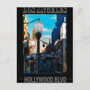 Carte Postale Poster Hollywood Blvd.