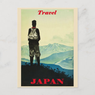 Carte Postale Poster japonais Vintage voyage