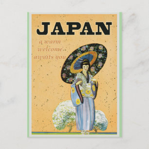 Carte Postale Poster japonais Vintage voyage