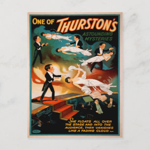 Carte Postale Poster magique vintage Thurston