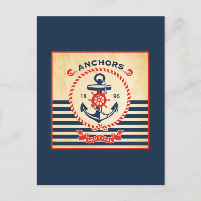 Carte Postale Poster nautical (Devant)