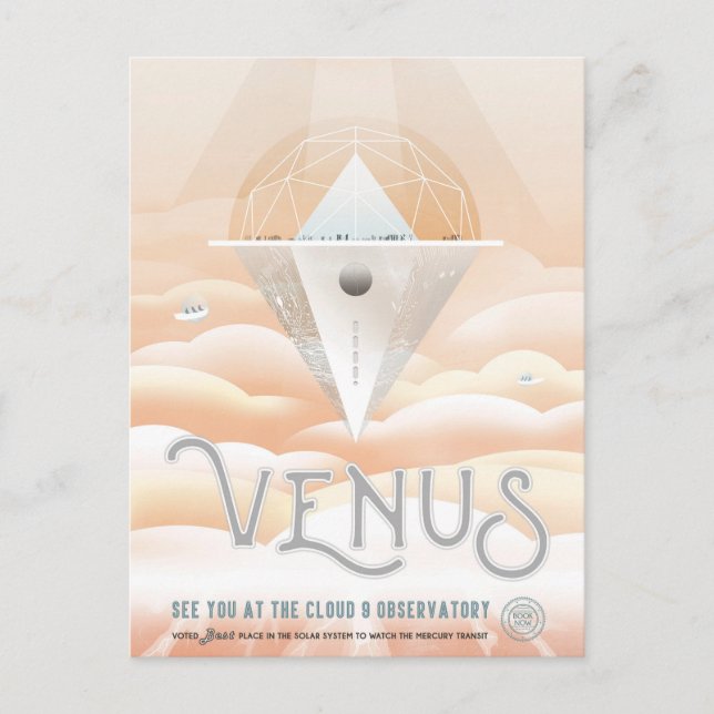 Carte Postale Poster-Observatoire Rétro Dans Le Système Solaire (Devant)