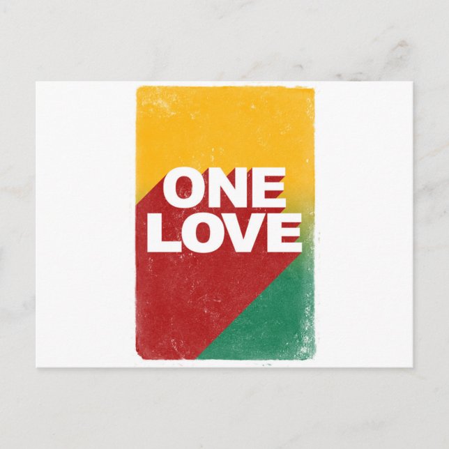 Carte Postale Poster One Love (Devant)