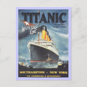 Carte Postale Poster original Titanic