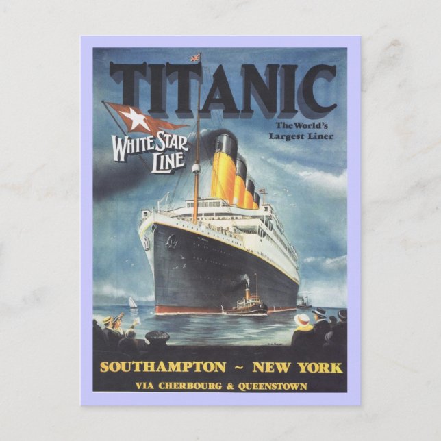 Carte Postale Poster original Titanic (Devant)
