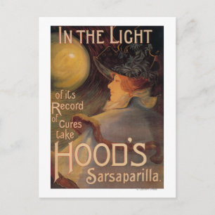 Carte Postale Poster promotionnel de la Sarsaparilla de Hood