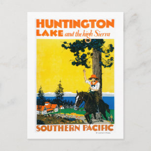 Carte Postale Poster promotionnel du lac Huntington