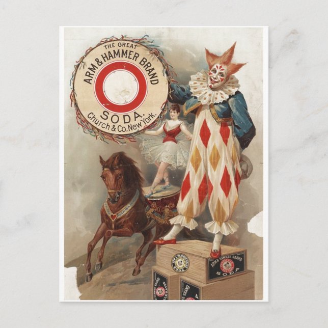 Carte Postale Poster publicitaire de la marque Arm & Hammer Soda (Devant)