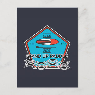 Carte Postale Poster Stand Up Paddle