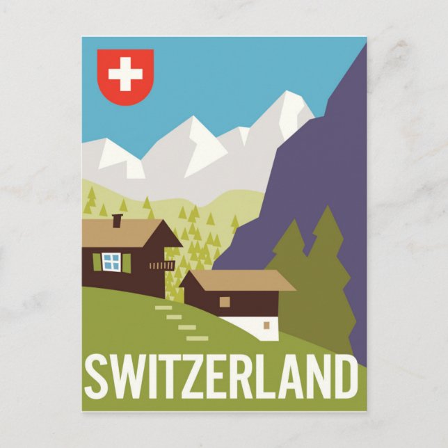 Carte Postale Poster Suisse (Devant)
